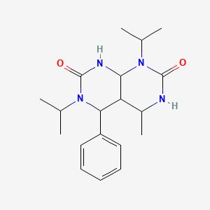 4-methyl-5-phenyl-1,6-di(propan-2-yl)hexahydropyrimido[4,5-d]pyrimidine-2,7(1H,3H)-dione