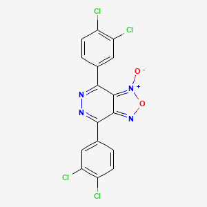 4,7-Bis(3,4-dichlorophenyl)[1,2,5]oxadiazolo[3,4-d]pyridazine 1-oxide