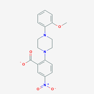 2-[4-(2-Methoxyphenyl)piperazin-1-yl]-5-nitrobenzoate