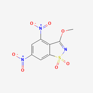 3-Methoxy-4,6-dinitro-1,2-benzothiazole 1,1-dioxide