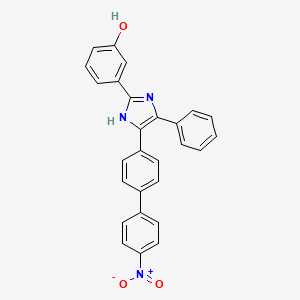 3-[4-(4'-nitrobiphenyl-4-yl)-5-phenyl-1H-imidazol-2-yl]phenol