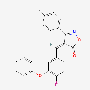 4-(4-Fluoro-3-phenoxy-benzylidene)-3-p-tolyl-4H-isoxazol-5-one