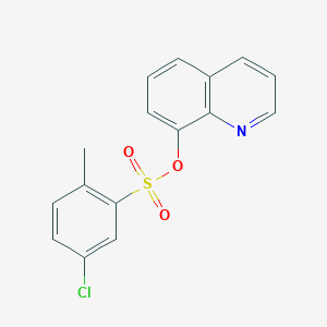 Quinolin-8-yl 5-chloro-2-methylbenzenesulfonate