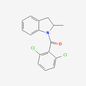 (2,6-dichlorophenyl)(2-methyl-2,3-dihydro-1H-indol-1-yl)methanone