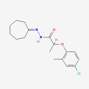 2-(4-chloro-2-methylphenoxy)-N'-cycloheptylidenepropanehydrazide