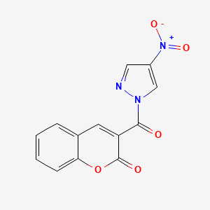 3-[(4-nitro-1H-pyrazol-1-yl)carbonyl]-2H-chromen-2-one