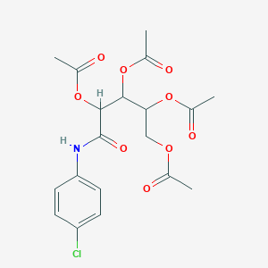 Pentanamide, 2,3,4,5-tetraacetoxy-N-(4-chlorophenyl)-