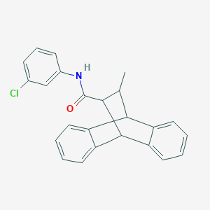 N-(3-chlorophenyl)-12-methyl-9,10-dihydro-9,10-ethanoanthracene-11-carboxamide