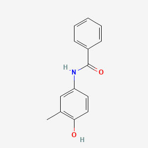 molecular formula C14H13NO2 B11520665 N-(4-hydroxy-3-methylphenyl)benzamide 