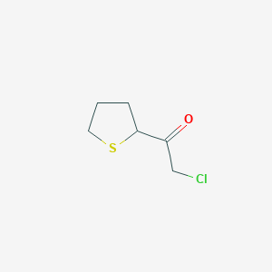 molecular formula C6H9ClOS B115207 (RS)-2-Chloroacetyltetrahydrothiophene CAS No. 150398-72-4