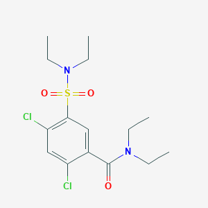 2,4-dichloro-5-(diethylsulfamoyl)-N,N-diethylbenzamide