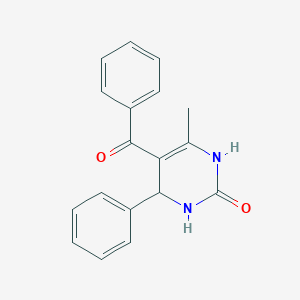 2(1H)-Pyrimidinone, 5-benzoyl-3,4-dihydro-6-methyl-4-phenyl-