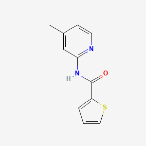 N-(4-methylpyridin-2-yl)thiophene-2-carboxamide