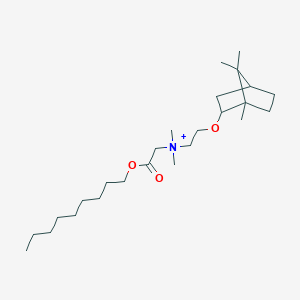 N,N-dimethyl-2-(nonyloxy)-2-oxo-N-{2-[(1,7,7-trimethylbicyclo[2.2.1]hept-2-yl)oxy]ethyl}ethanaminium