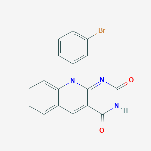 10-(3-bromophenyl)pyrimido[4,5-b]quinoline-2,4(3H,10H)-dione