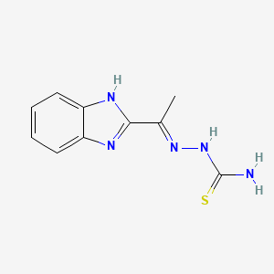 2-(1-(1H-Benzo[d]imidazol-2-yl)ethylidene)hydrazinecarbothioamide