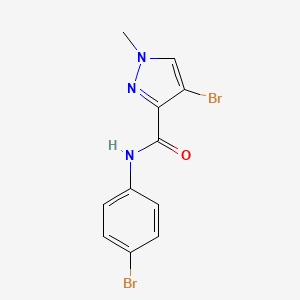 4-Bromo-N-(4-bromophenyl)-1-methyl-1H-pyrazole-3-carboxamide