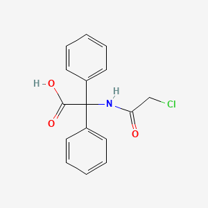 [(Chloroacetyl)amino](diphenyl)acetic acid