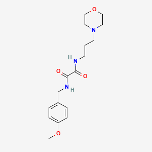 N-(4-methoxybenzyl)-N'-[3-(morpholin-4-yl)propyl]ethanediamide