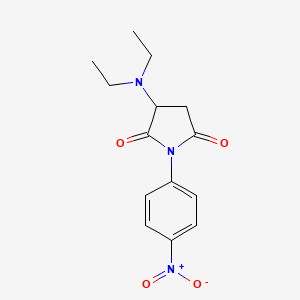 3-(Diethylamino)-1-(4-nitrophenyl)pyrrolidine-2,5-dione