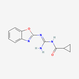 Guanidine, 1-(2-benzoxazolyl)-2-cyclopropanoyl-