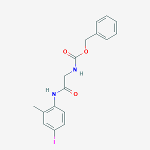 Benzyl {2-[(4-iodo-2-methylphenyl)amino]-2-oxoethyl}carbamate