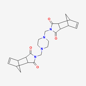 2,2'-(piperazine-1,4-diyldimethanediyl)bis(3a,4,7,7a-tetrahydro-1H-4,7-methanoisoindole-1,3(2H)-dione)