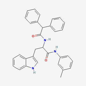 Nalpha-(diphenylacetyl)-N-(3-methylphenyl)tryptophanamide