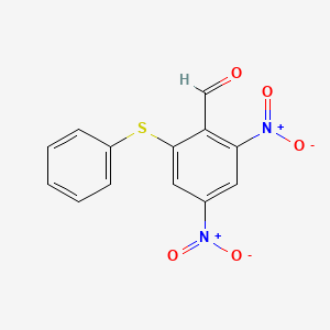 2,4-Dinitro-6-(phenylsulfanyl)benzaldehyde