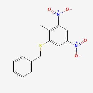 1-(Benzylsulfanyl)-2-methyl-3,5-dinitrobenzene