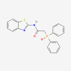 N-Benzothiazol-2-yl-2-(diphenyl-phosphinoyl)-acetamide