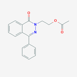 2-(1-oxo-4-phenylphthalazin-2(1H)-yl)ethyl acetate