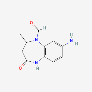 8-amino-2-methyl-4-oxo-2,3,4,5-tetrahydro-1H-1,5-benzodiazepine-1-carbaldehyde