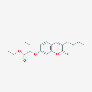 ethyl 2-[(3-butyl-4-methyl-2-oxo-2H-chromen-7-yl)oxy]butanoate