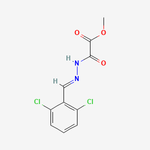 methyl [(2E)-2-(2,6-dichlorobenzylidene)hydrazinyl](oxo)acetate