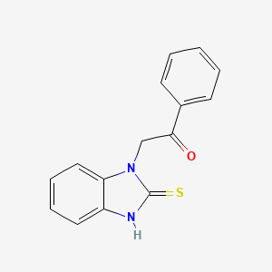 2-(2-Mercapto-benzoimidazol-1-yl)-1-phenyl-ethanone