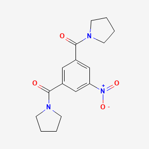 [3-Nitro-5-(pyrrolidine-1-carbonyl)-phenyl]-pyrrolidin-1-yl-methanone