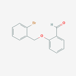 2-[(2-Bromophenyl)methoxy]benzaldehyde