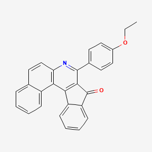 8-(4-ethoxyphenyl)-9H-benzo[f]indeno[2,1-c]quinolin-9-one