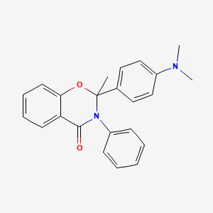 2-[4-(Dimethylamino)phenyl]-2-methyl-3-phenyl-2,3-dihydro-4H-1,3-benzoxazin-4-one