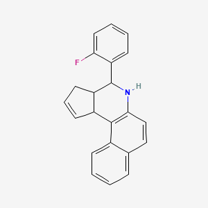 4-(2-fluorophenyl)-3a,4,5,11c-tetrahydro-3H-benzo[f]cyclopenta[c]quinoline