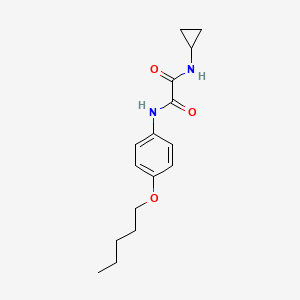 N-cyclopropyl-N'-[4-(pentyloxy)phenyl]ethanediamide