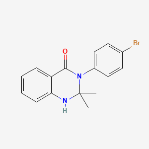 3-(4-bromophenyl)-2,2-dimethyl-2,3-dihydroquinazolin-4(1H)-one