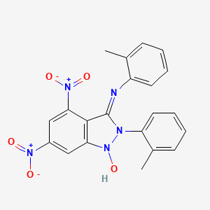 N,2-bis(2-methylphenyl)-4,6-dinitro-2H-indazol-3-amine 1-oxide