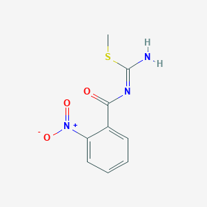 methyl N-[(2-nitrophenyl)carbonyl]carbamimidothioate