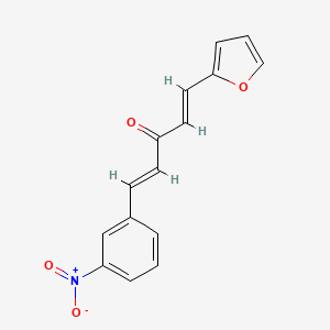 (1E,4E)-1-(furan-2-yl)-5-(3-nitrophenyl)penta-1,4-dien-3-one