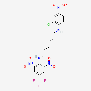 N-(2-chloro-4-nitrophenyl)-N'-[2,6-dinitro-4-(trifluoromethyl)phenyl]hexane-1,6-diamine