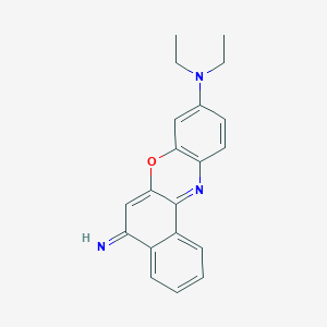 molecular formula C20H19N3O B11522306 N,N-Diethyl-5-imino-5H-benzo[a]phenoxazin-9-amine 