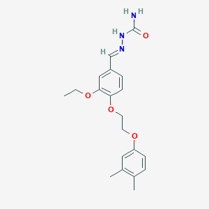 (2E)-2-{4-[2-(3,4-dimethylphenoxy)ethoxy]-3-ethoxybenzylidene}hydrazinecarboxamide