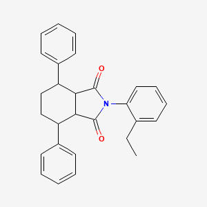 2-(2-ethylphenyl)-4,7-diphenylhexahydro-1H-isoindole-1,3(2H)-dione